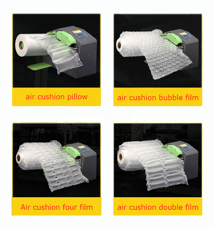 Void Fill Air Cushion Machine / Air Cushion Bags Making Machine / Air Bubble Film Filling Machines Air Pillow Maker