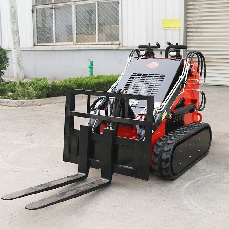 Hot Selling Mini Sliding Loader CE Approved Electric Tracked Skid Steer Loader With Attachments