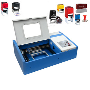 High precision rubber stamp making machine co2 laser engraver cutter