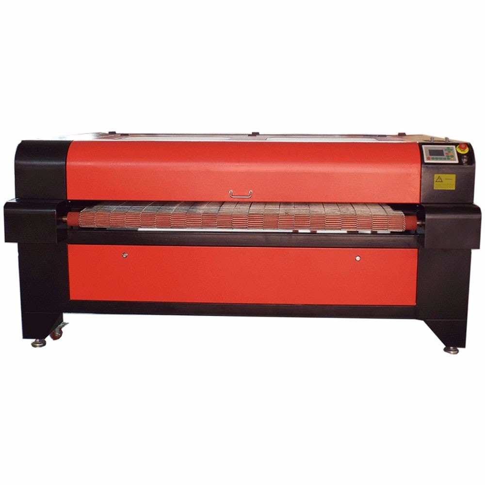 auto feeding laser fabric cutter 1610 for cloth leather felt paper