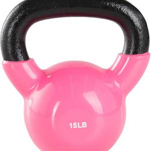 Wholesale  Gym Fitness Competition Cast Iron Vinyle Kettlebells