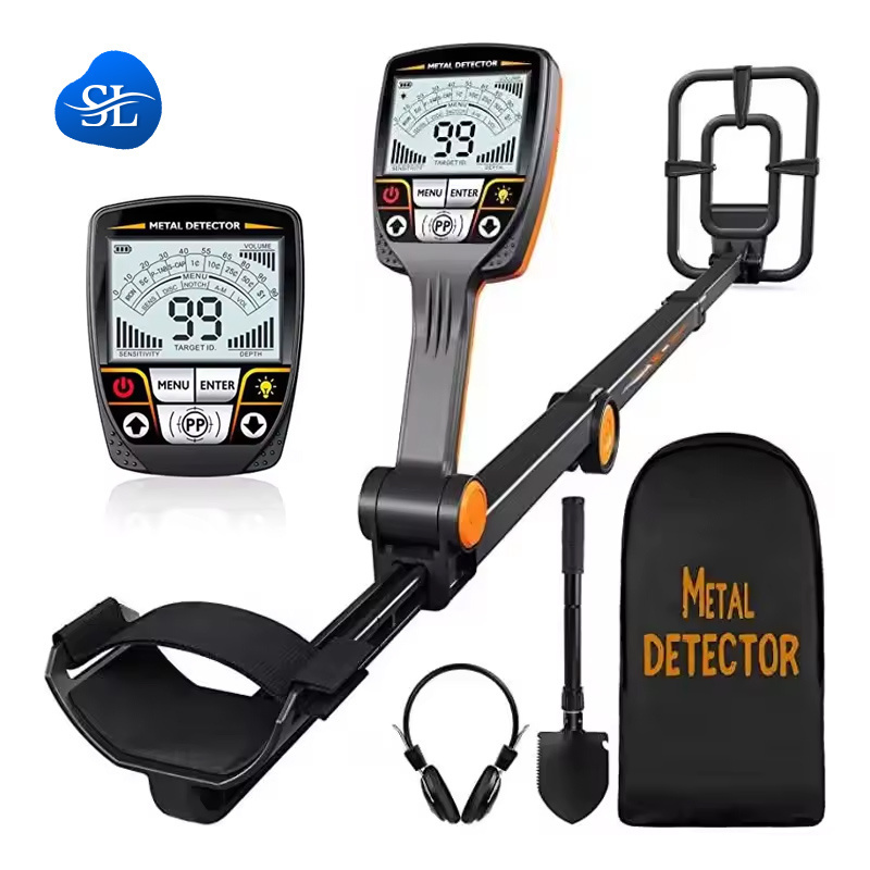 TX-640 Foldable metal detector device Treasure hunt gold coins jewels detector hand detector de metal prova de agua