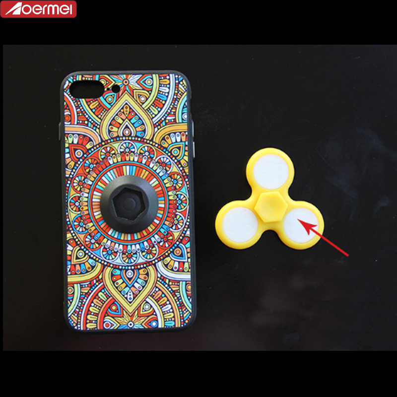 fidget spinner mobile phone case bulk buy from China cell phone back cover for iphone 7 plus