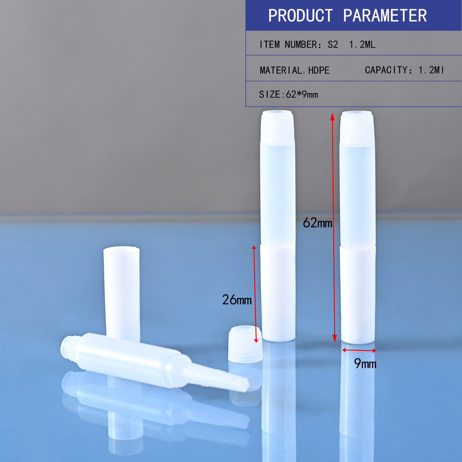 eyelash glue bottle small tube mini tube 0.5g 1g 2g cynoacrylate glue bottle