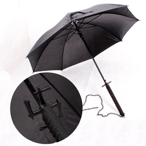 2021 New Style Straight Fancy Design Japanese Samurai Katana Small Sword Umbrella With Long Handle