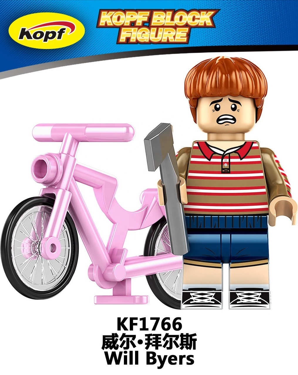 Strang-er Things Building Blocks Demogorgon Dustin Henderson Mike Wheeler Bricks Figures Kids Toy Juguetes Cy1001