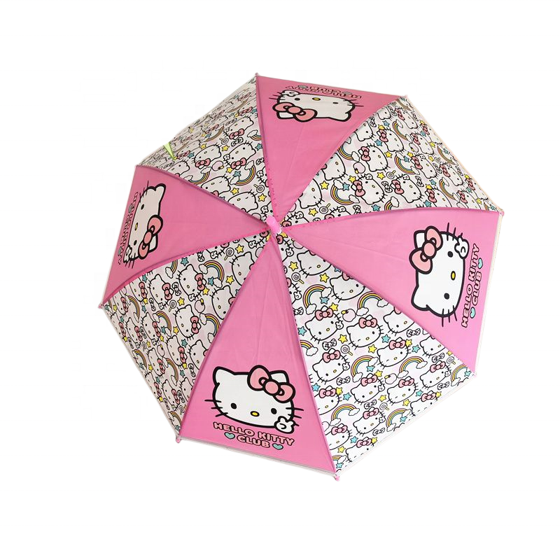 Sanrio series cute Kuromi sunny and rainy dual-use automatic folding umbrella sunscreen and UV protection cartoon parasol