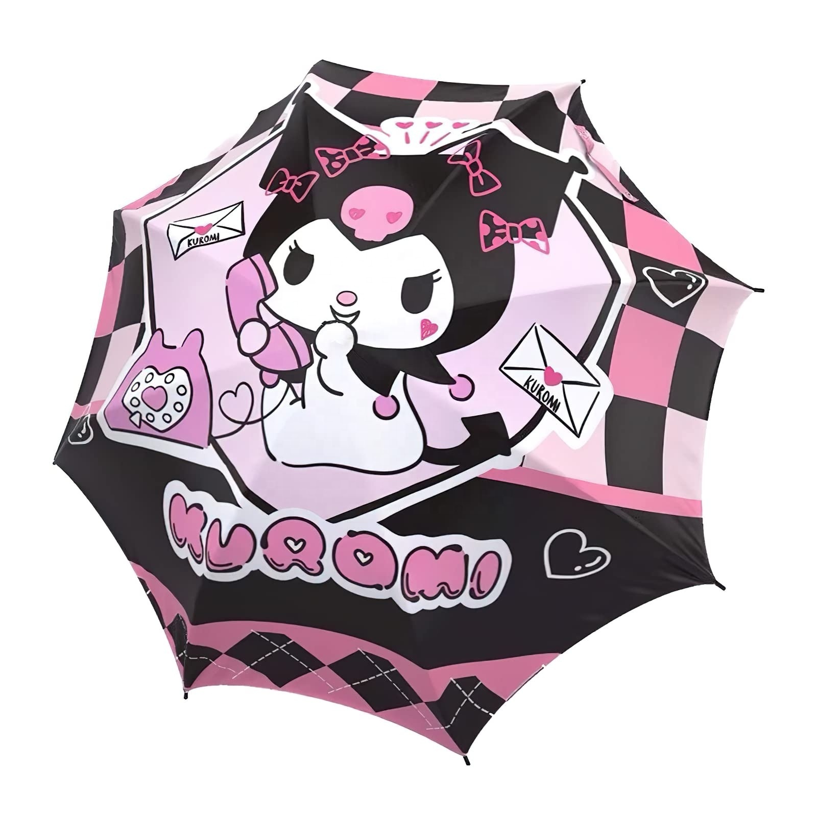 Sanrio Kuromi Cinnamoroll Automatic Open Close Umbrella Animals Anti-Uv Parasol Cartoon Lightweight Folding Travel Umbrella GIFT