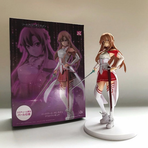 18cm SQ Sword art online Figure Asuna Figure SAO Yuuki Asuna Sword Model Toy