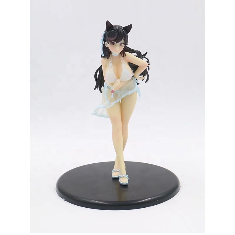 Anime Game Azur Lane IJN Atago Cat Ear Swimwear Version Garage Resin Kit Pvc Action Figure Collection Model Toys