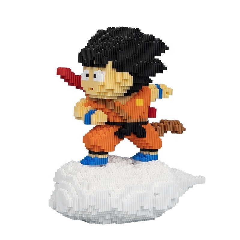 Drag-on Ball 5057pcs Building Blocks 30CM Son Goku Anime Figure Model Mini Bricks Educational Toys for Children Gifts