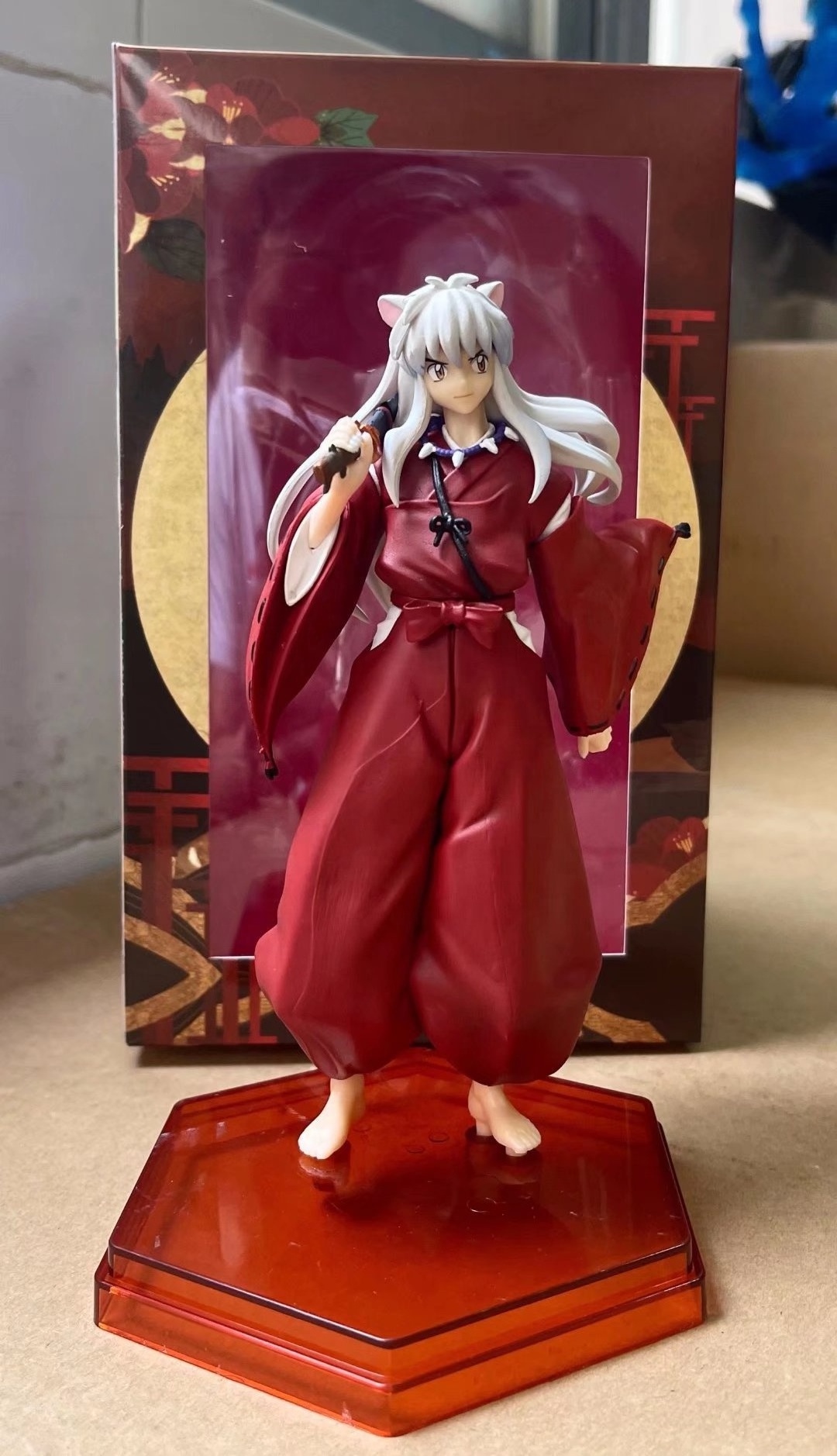 Anime InuYasha Figure Kagome Higurashi Kikyo Action Figure Sesshomaru Noodle Stopper Figurine Collection Model Doll Toy Kid