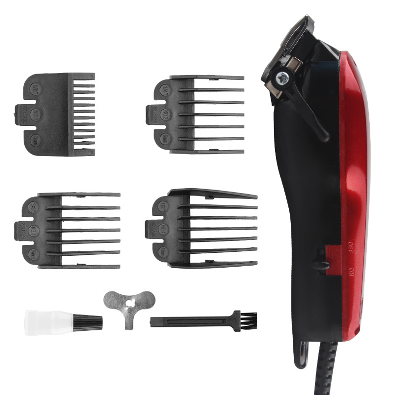 Portable Barber Hair Clipper Personal Salon Use Cordless Shaver Hair Trimmer Adjustable Blade Men's Hair Clipper