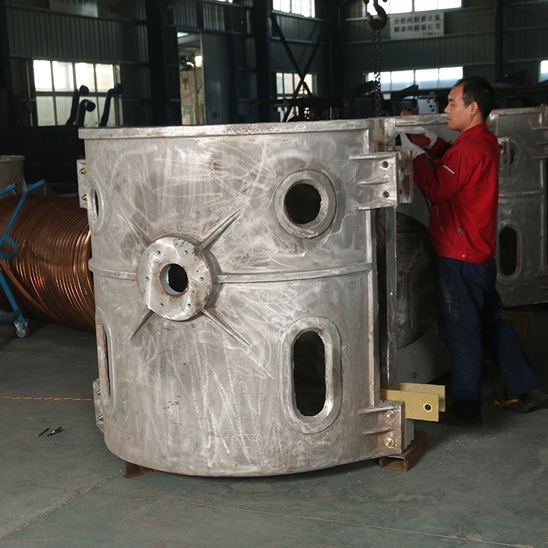 100kg 500kg 1T 2T 5t KGPS metal scrap ALUMINUM melting steel copper iron Induction industrial Furnace