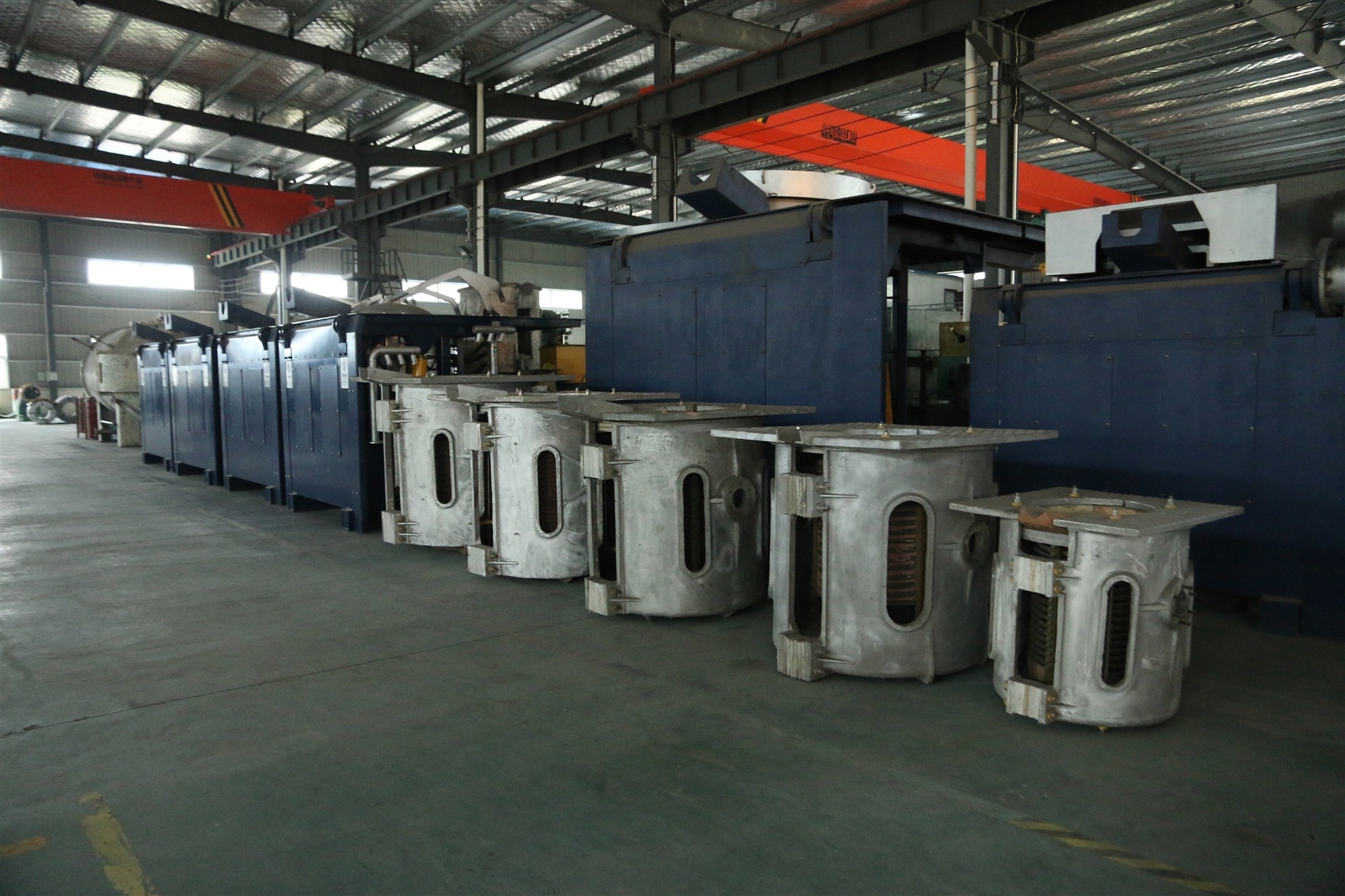 800kw electric metallurgy machinery aluminum metal forging furnnace induction melting furnace