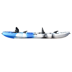 Rays2+1-Eagle ponton banana sea 2 person pedal kayak inflatable float small boat aluminum pontoons for pontoon boat