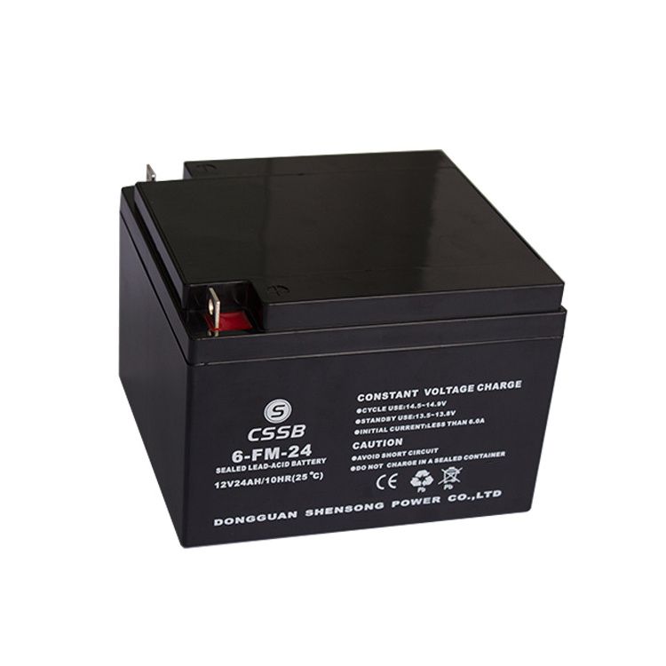 CSSB AGM BATTERY VRLA BATTERY  LEAD ACID  BATTERY 12V 24ah