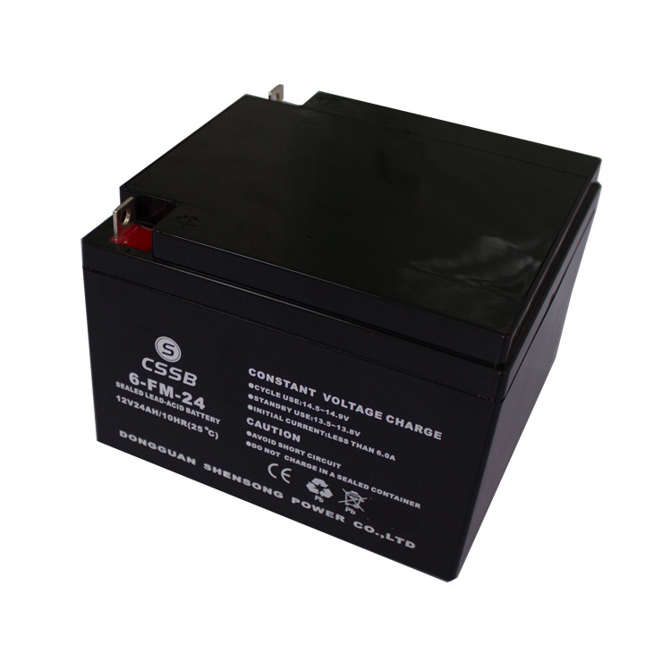 CSSB AGM BATTERY VRLA BATTERY  LEAD ACID  BATTERY 12V 24ah