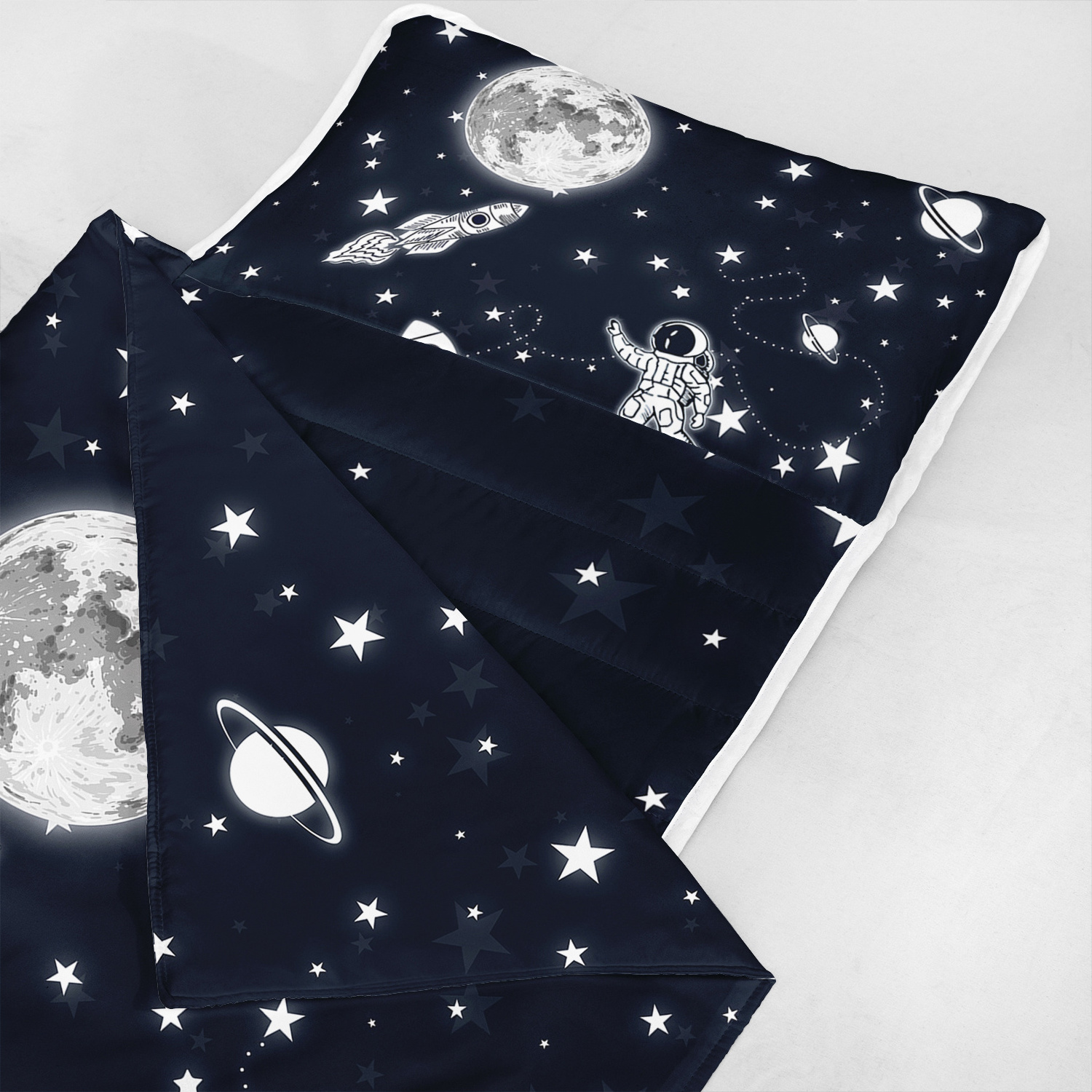 3D Digital Printing Children's Baby Nap Pad Sleeping Pad Astronaut Star Wholesale