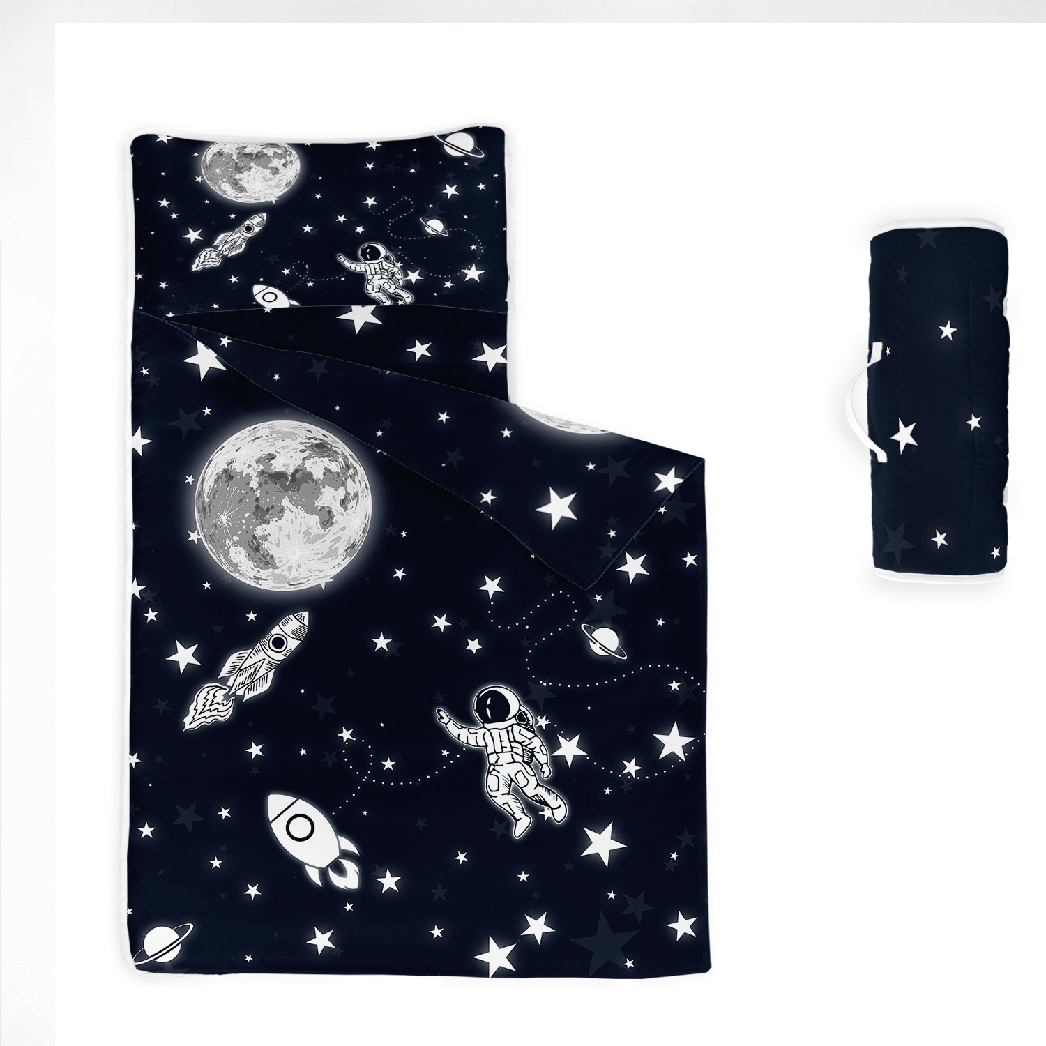 3D Digital Printing Children's Baby Nap Pad Sleeping Pad Astronaut Star Wholesale