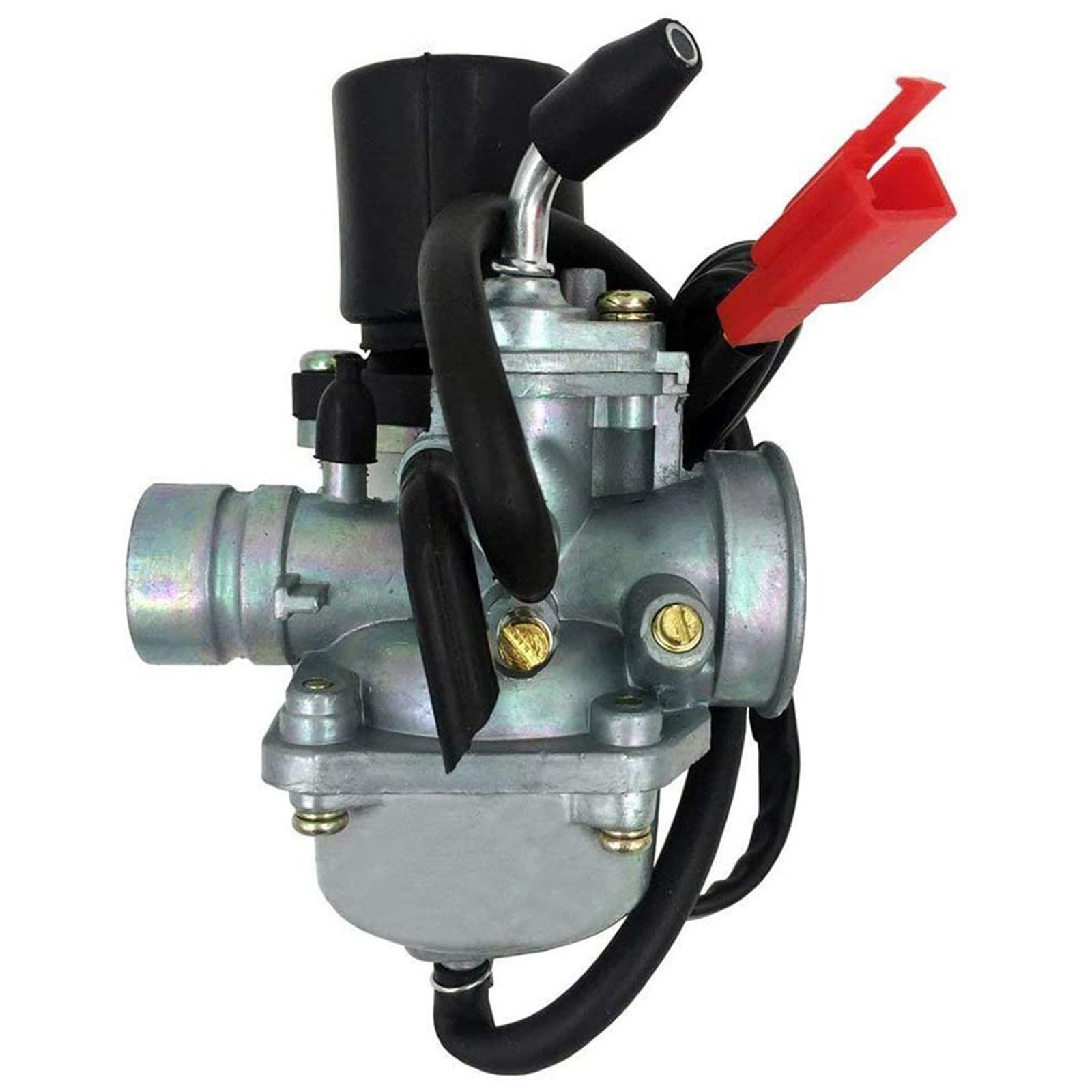 GOOFIT Carburetor PZ19 Replacement For 2 Stroke 50cc 90cc 110cc Jog Adly Eton Beamer Dino ATV Scooter with Electric Choke