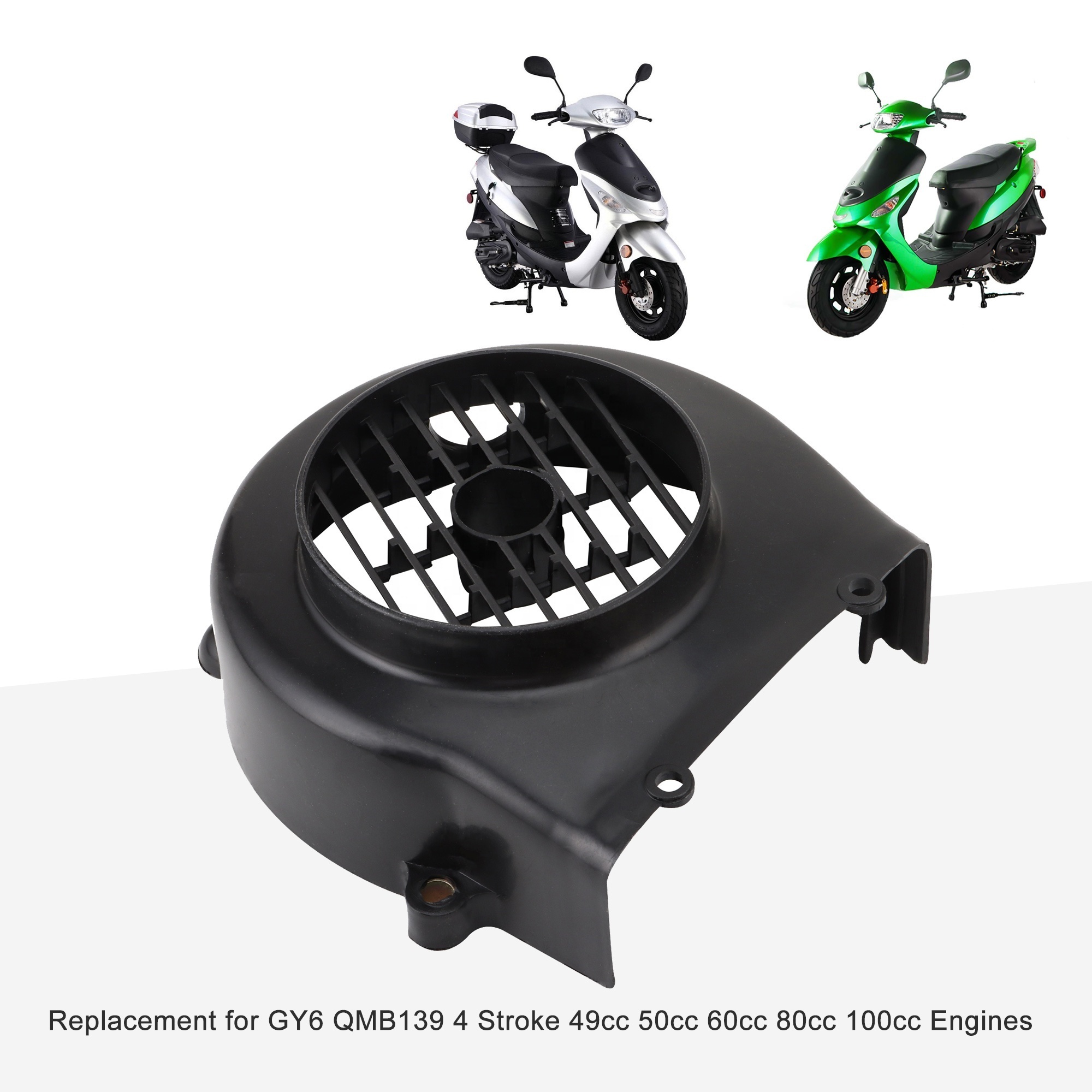 GOOFIT Fan Cover for GY6 QMB139 4 Stroke 49cc 50cc 60cc 80cc 100cc Engines Moped Scooter Motorcycle