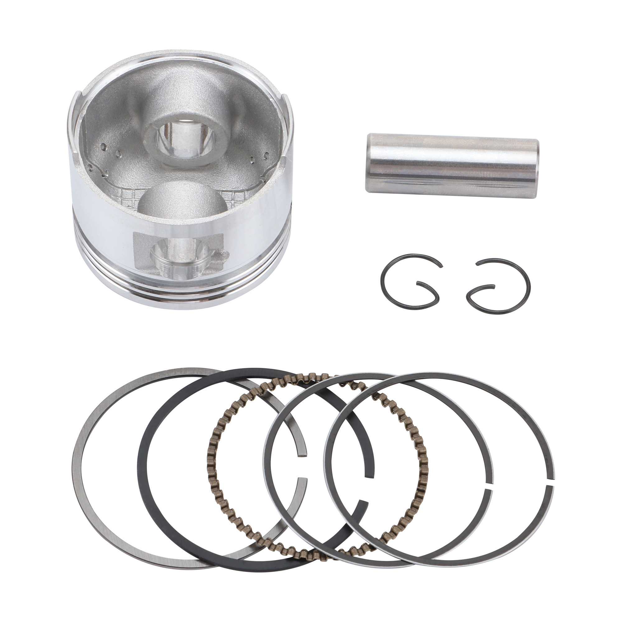 GOOFIT 47mm Metal Piston Assembly Kit for GY6 80cc Scooter Moped JH70 GY6 80cc ATVs Go Karts Motorcycle Engine Parts