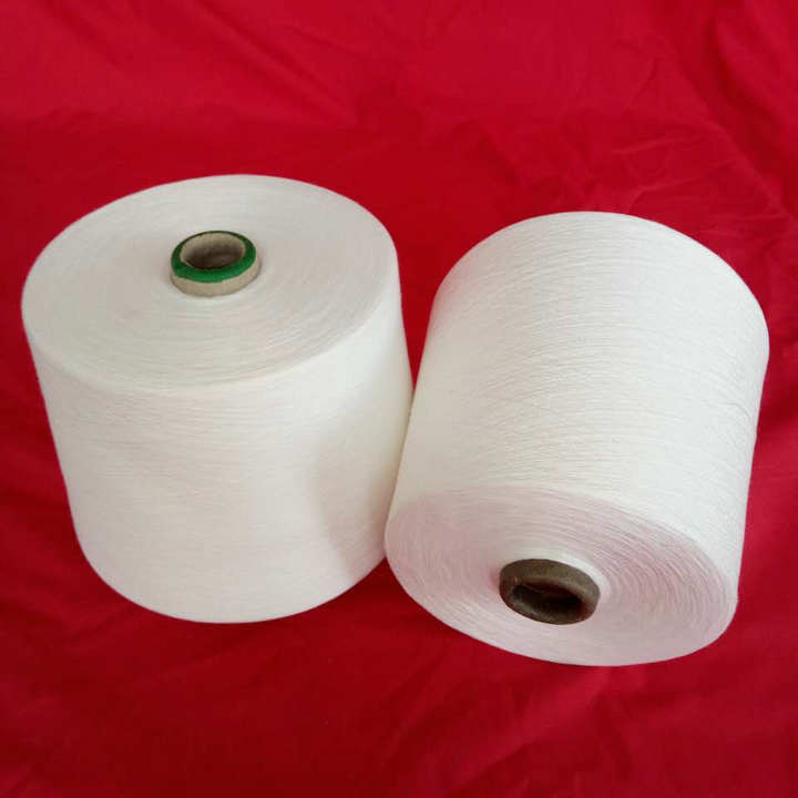 High Quality Cotton Siro Spun Yarn 32s/1 Polyester Ring Spun Yarn Non Virgin Undyed