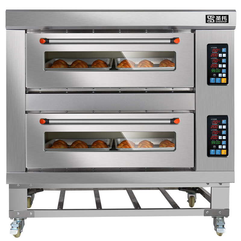 Professional Stainless Steel 1 deck 2 deck 3 deck Commercial Bakery Oven Electric Large Pizza Baking Baked Potato Oven