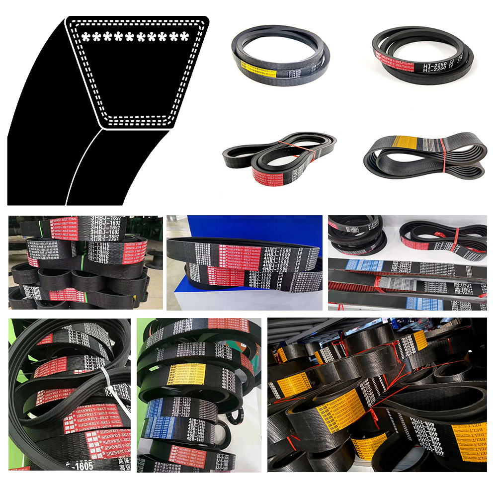 Factory sale power industrial poly transmission belt 12pk1880 flat banded tooth v belts for machine motorcycle drive