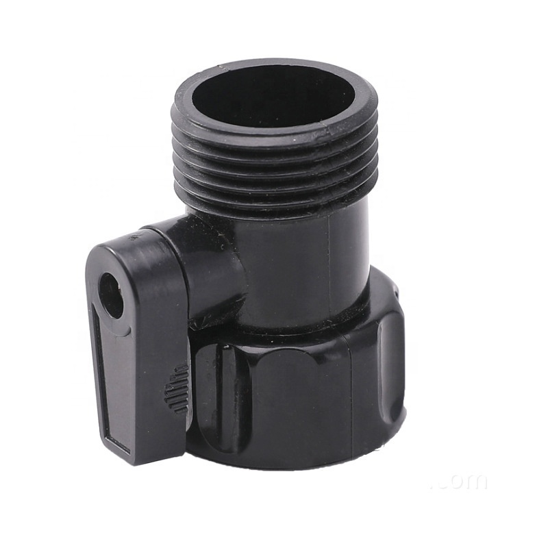 China Manufacture Adjustable Garden Hose Connector Ball Valve Plastic Garden Hose 3/4