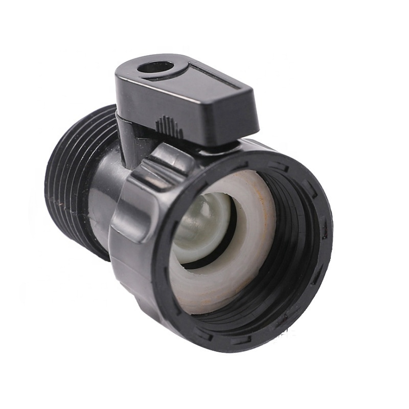 China Manufacture Adjustable Garden Hose Connector Ball Valve Plastic Garden Hose 3/4