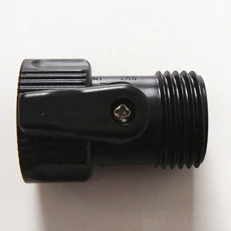 China Manufacture Adjustable Garden Hose Connector Ball Valve Plastic Garden Hose 3/4