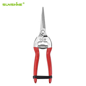 SUNSHINE High Quality Bypass Pruning scissors garden Floral secateurs pruning shear horticultural scissors