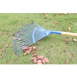 22T Plastic Garden Rake Wide Garden Tractor Landscape Rake Head