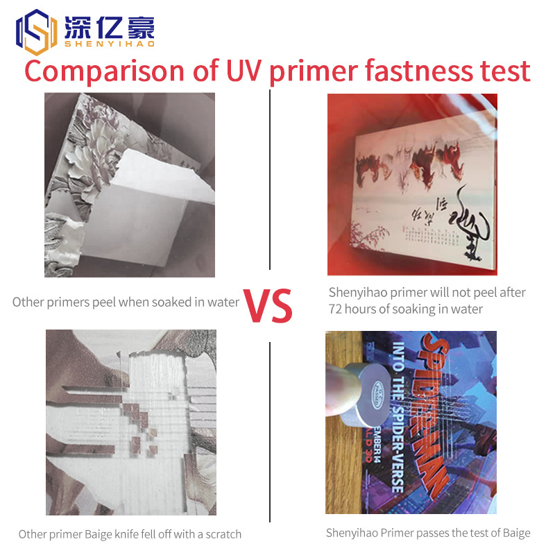 Acrylic UV Coating 1000ml Glass Primer for UV Flatbed Printer UV Ink Primer Metal Coating Machine