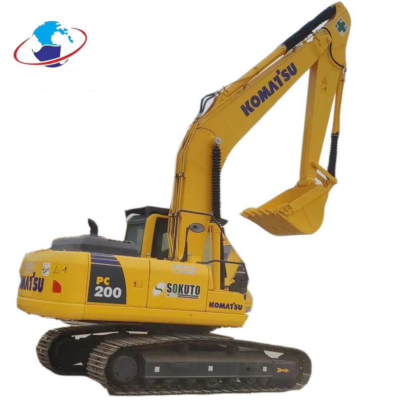 original Used Excavator Crawler excavator used komatsu PC200/second hand Japan engine PC 200-8 for sale