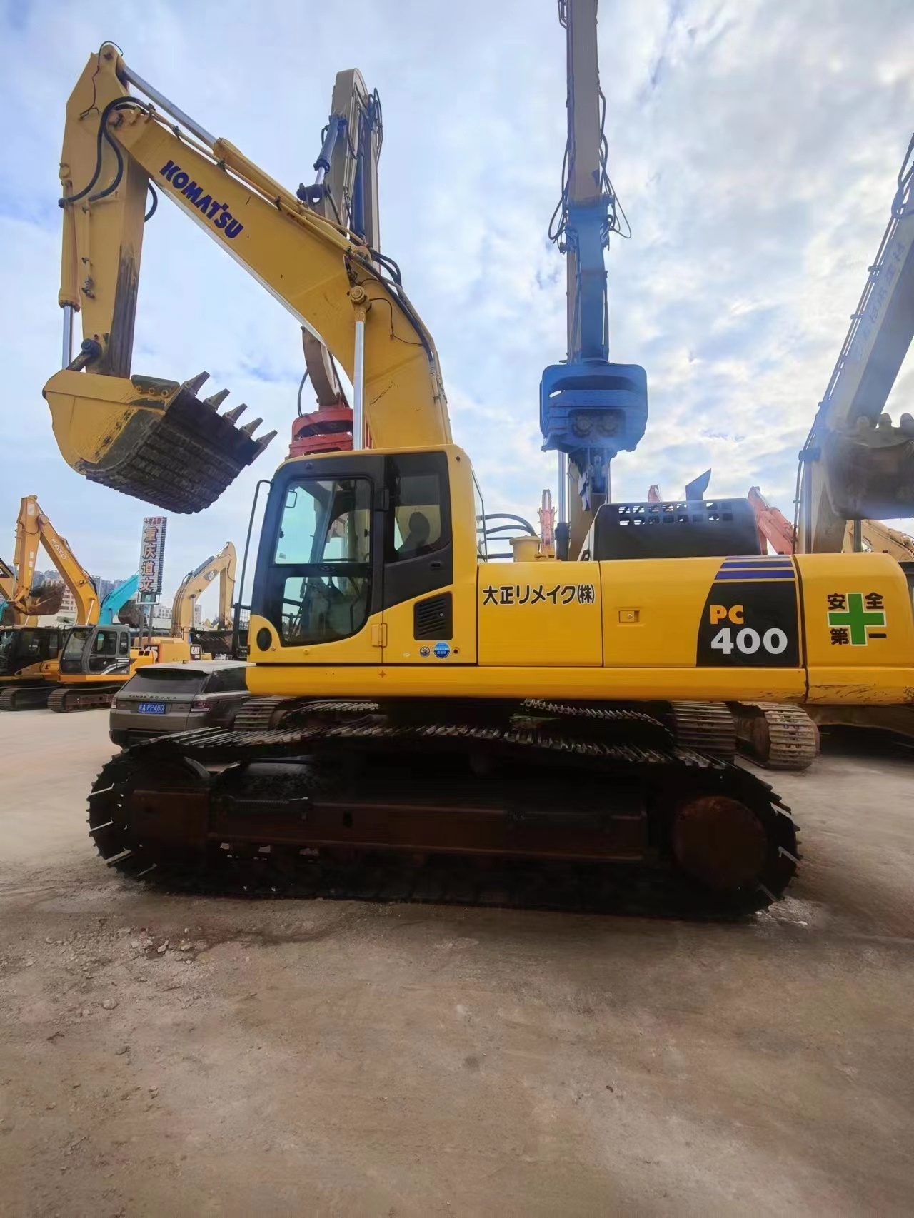 Original Japan Komatsu PC400-8 Excavator 40TON original painted Komatsu heavy earth-moving shovel PC400 PC400-8 PC400LC PC400-8R