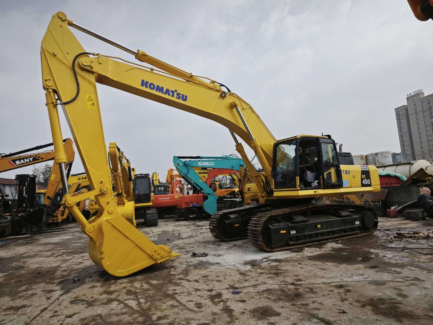 Used Japan Komatsu PC450 Excavator 45TON Used Excavator original PC400-8 PC400 PC450-8 for Sale