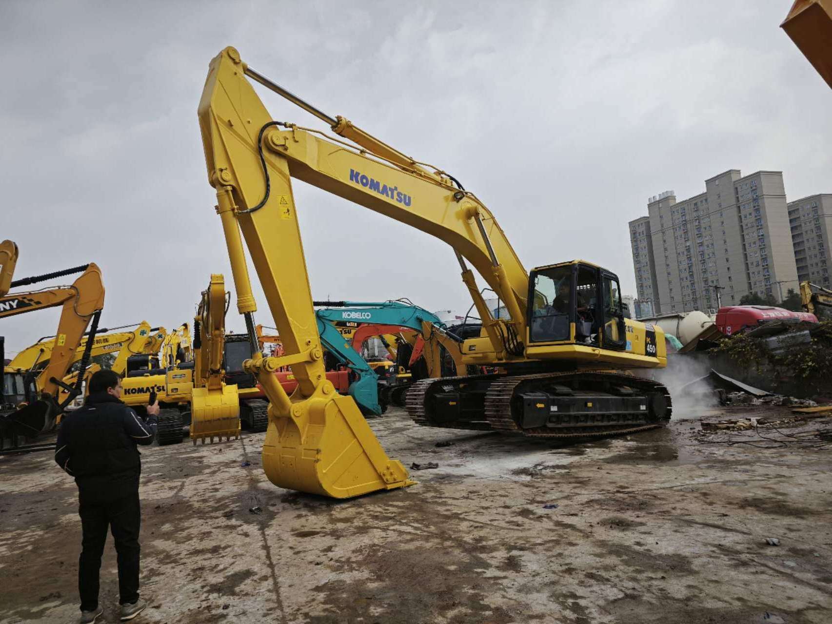 Used Japan Komatsu PC450 Excavator 45TON Used Excavator original PC400-8 PC400 PC450-8 for Sale