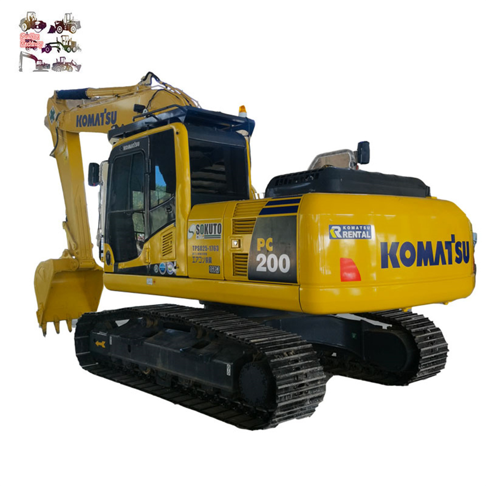 Japan Komatsu pc200 Used komatsu pc 200 Medium equipments komatsu pc120 pc130 pc200 excavators for sale