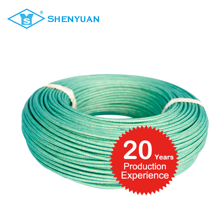 Glass Fibre Braided wire  300v 500v 180c degree GBB  silicone High Temperature wire cable