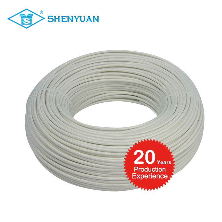 Glass Fibre Braided wire  300v 500v 180c degree GBB  silicone High Temperature wire cable