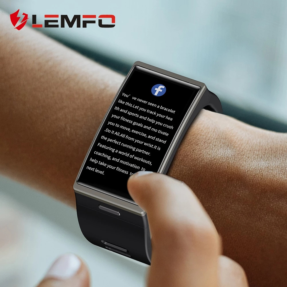 LEMFO DM12 Smartwatch 2020 1.9 Inch 170*320 Screen Smart Watch Men IP68 Waterproof Sport Heart Rate Blood Pressure Android IOS