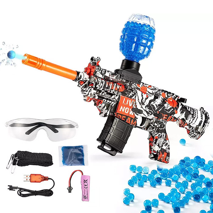 Factory Outlet Gel Bullet Toy Gun AK47 M416 Water Gel Splatter Blaster Bolas Electric Orbeezs Gun