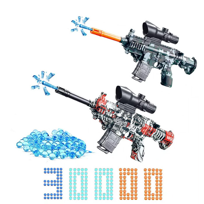 Factory Outlet Gel Bullet Toy Gun AK47 M416 Water Gel Splatter Blaster Bolas Electric Orbeezs Gun