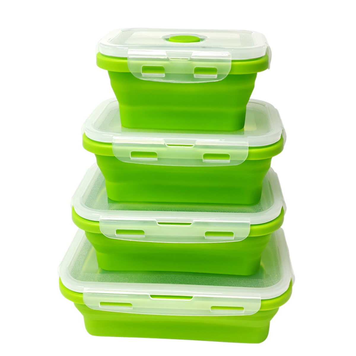 Leak Proof Kitchen Accessories BAR Free Silicone Foldable Reuse Lunch Box Bag Containers Bowl Storage Hot Selling Modern Round