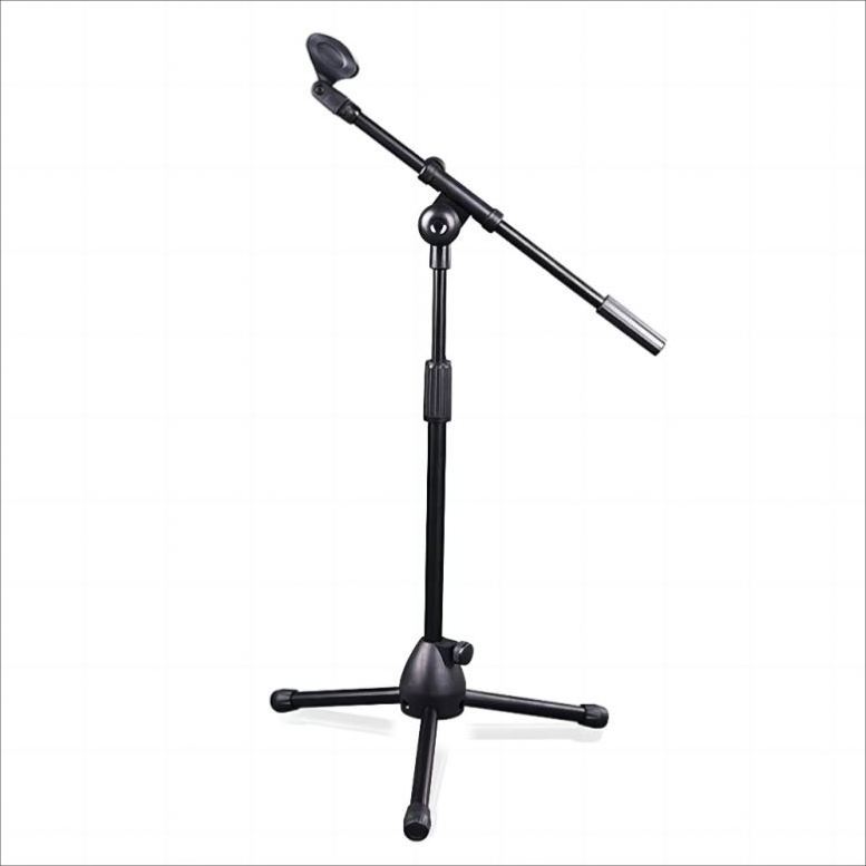 Demao Adjustable Microphone Stand Scissor Arm Studio Desk Table Professional Podcasting Mic Microphone Stand Holder