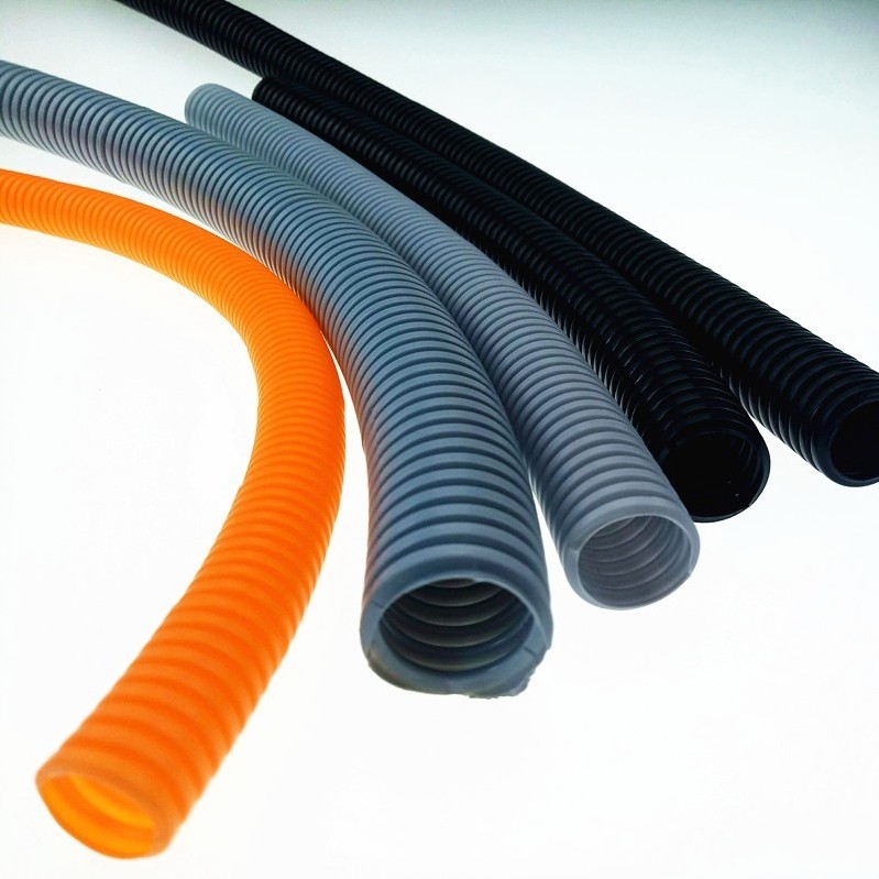 Wholesale AD 13mm Heat Resistant Polypropylene Corrugated Cable PP Flame Tube Plastic Tubes Flexible Hose Pipe