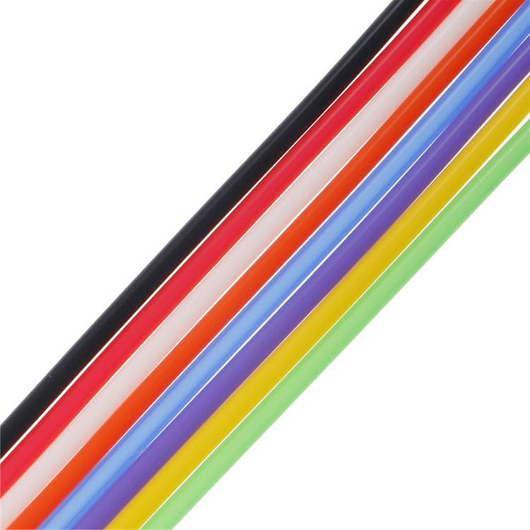 Colored Thin Wall Silicone Rubber Tube Soft Rubber Tubing